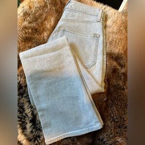 Veronica Beard Sky Blue Straight Leg Jeans